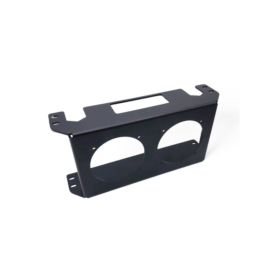 OBP 16 row oil cooler double shroud for SPAL fan - OBP-16BKT-2 - OBP16BKT-2 - 3666618509136