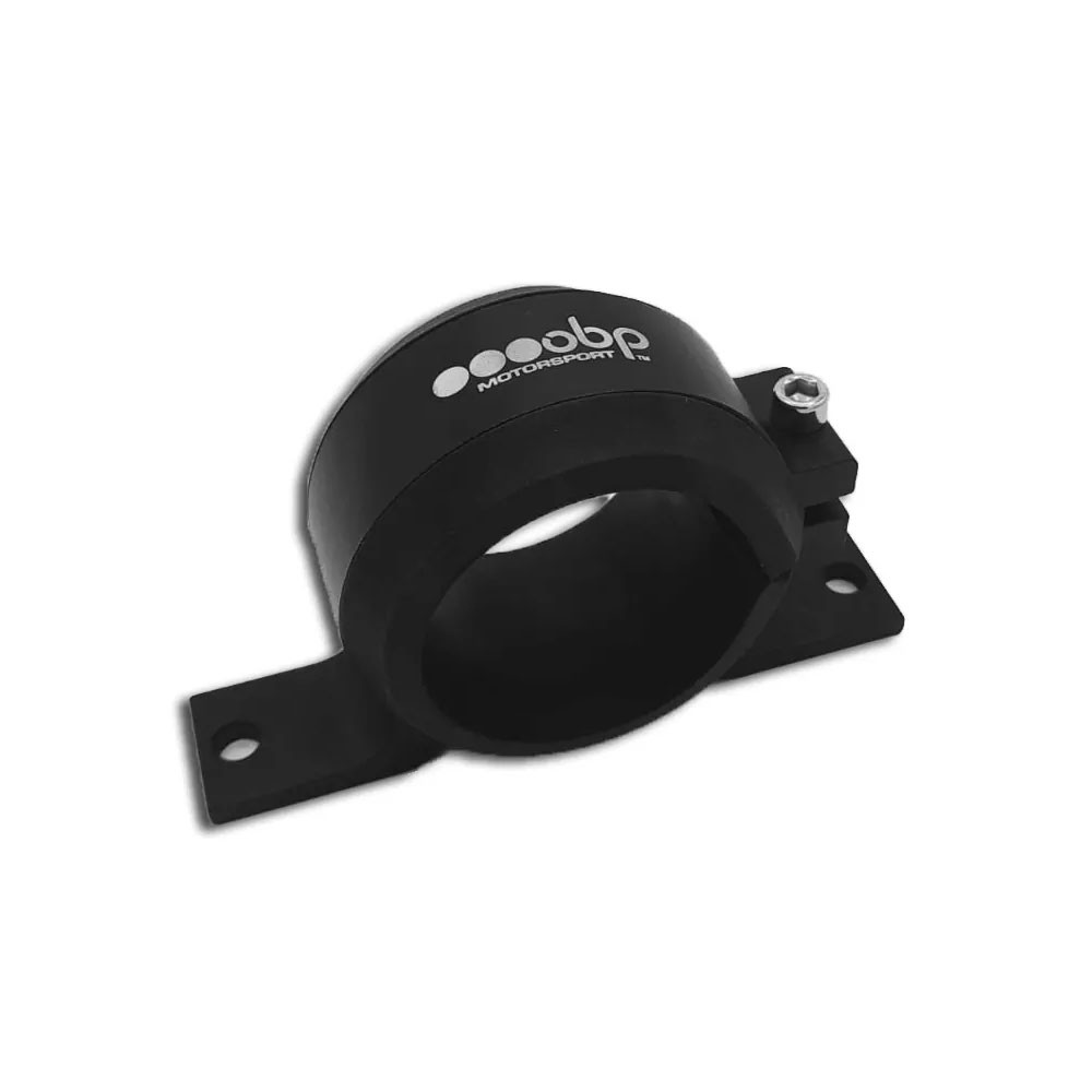 Max Flow fuel filter mounting bracket - 52mm Black - OBP-FBKT-52 - OBPFBKT-52 - 3666618155807