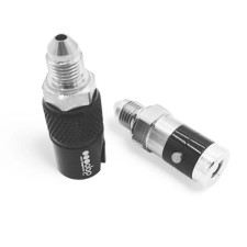 OBP black AN6 fuel line quick release dry break connector