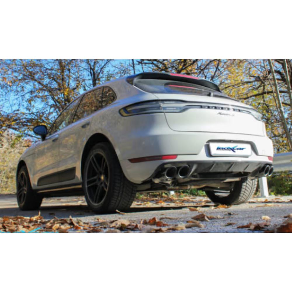 Silencieux arrière 2x100 racing black ceromic avec valve Macan 2,0TFSI 22+ - IC-VALVMACAN09 - VALV.MACAN.09 - 3666618153285