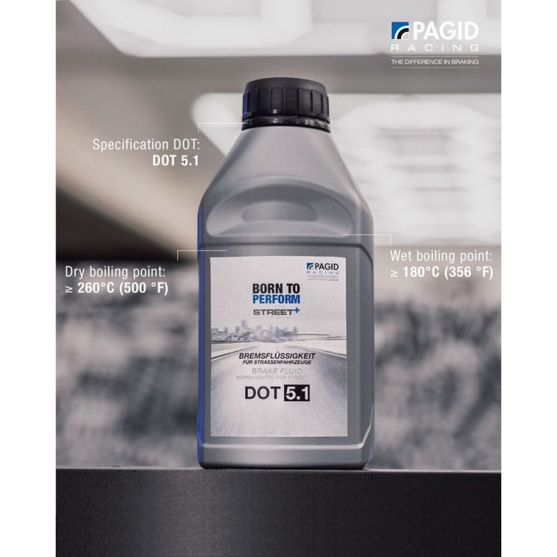 Liquido freni DOT 5.1 Street + PAGID 500ml - PA-SBF5-0500B - SBF5-0500B - 3666618511894
