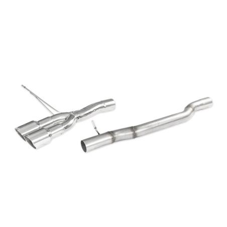 Terminal sans silencieux 2x90 Racing Inoxcar Mini Cooper (F57) JCW 2,0 Cabriolet 2020-2024