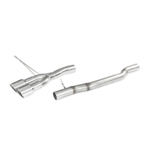 Posteriore senza silenzatore 2x90 Racing Inoxcar Mini Cooper (F57) JCW 2,0 Convertibile 2020-2024