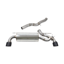 Inoxcar rear muffler 114mm Racing Black Ceramic Toyota Supra Mk5 GR 2,0 turbo 2020 on