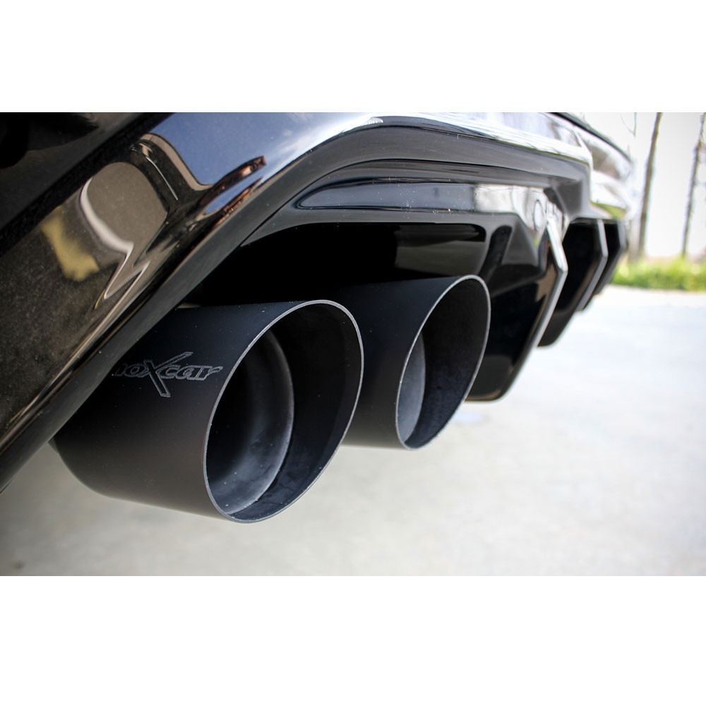 Inoxcar rear duplex with muffler 2x90 Racing Black Ceramic Cupra Formentor 1,5 TFSI (Multilink) 2021 on - IC-TWFOR0290CBK - TWFOR.02.90CBLACK - 3666618504506