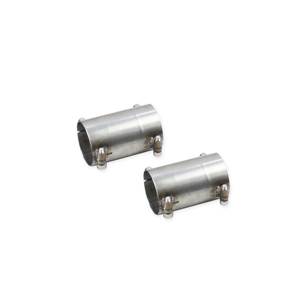 Inoxcar exhaust adaptor Mustang Mk6 GT 5,0 V8 2015-2017 - IC-ADMUSTANG01 - AD.MUSTANG.01 - 3666618503578