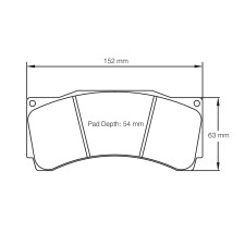 Pagid S8250 RSX brake pads