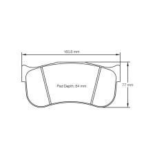 Pagid S8101 RSX brake pads