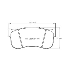 Pagid S8100 RSX brake pads