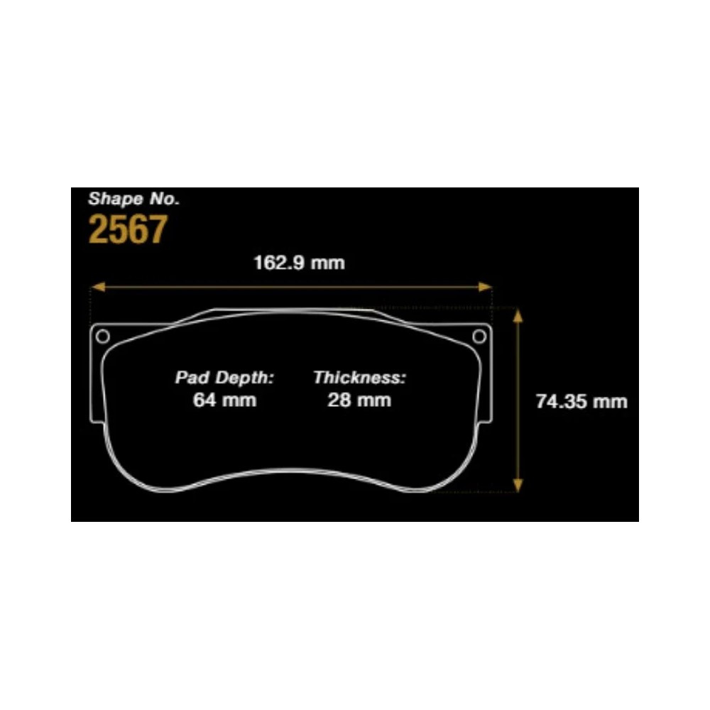 Pastiglie freno Pagid S2567 RSX - PA-2567-RSX - S2567RSX001 - 4056029078595