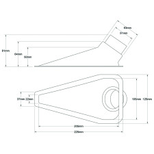 Ecope Naca Revotec diamètre 63/51mm transparente