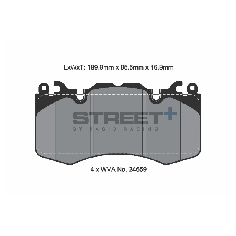 Pastiglie freno Pagid T8085 Street+ - PA-8085.ST - T8085SP2001