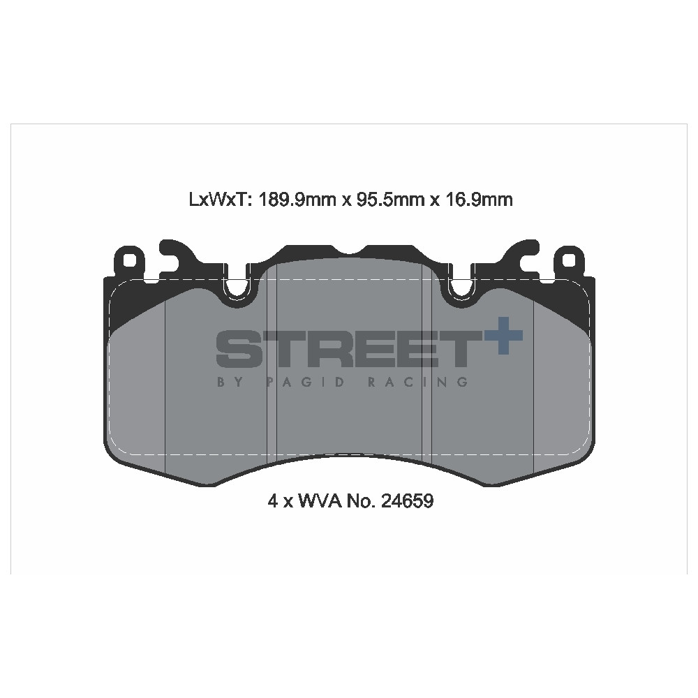 Plaquettes de frein Pagid T8085 Street+ ph3 - PA-8085.ST - T8085SP2001