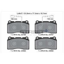 Pagid T8254 Street+ ph3 Bremsbeläge