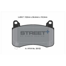 Plaquettes de frein Pagid T8280 Street+ ph3