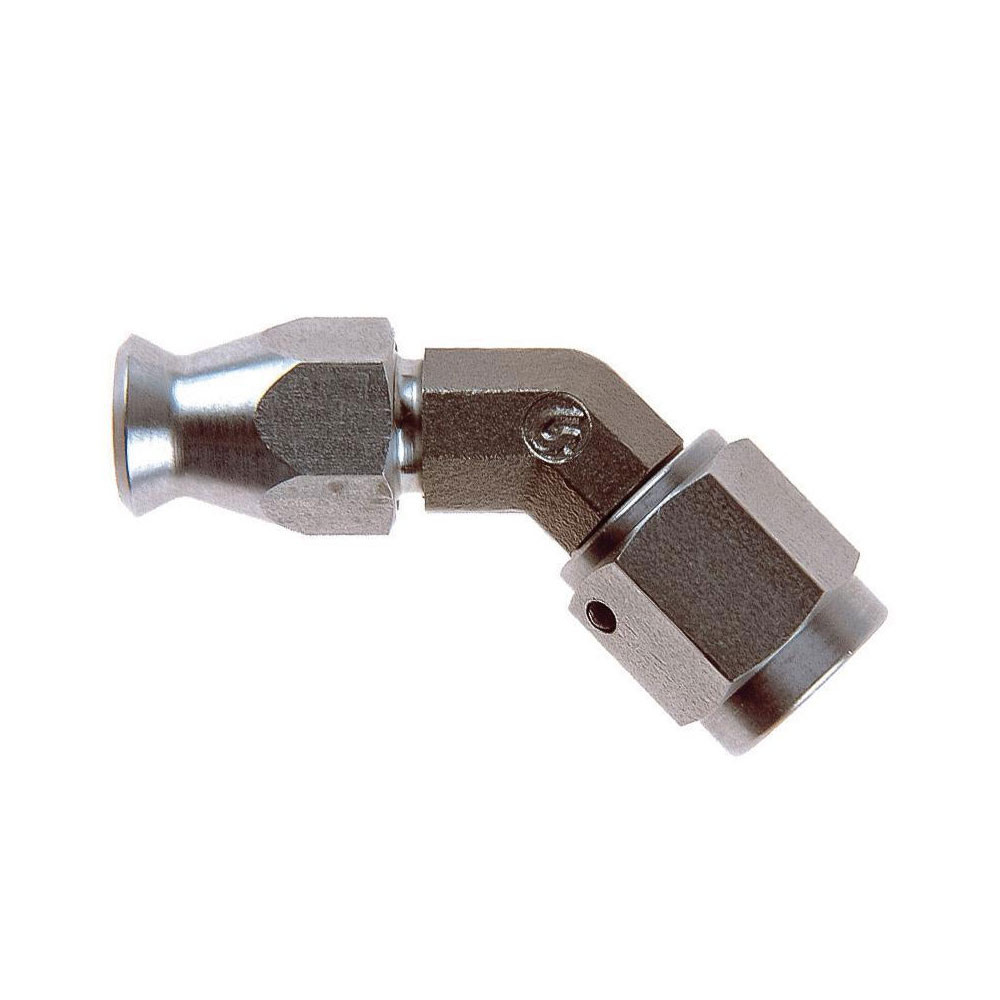 Goodridge 45° 3/8x24 stainless steel female forged fitting for serie 600 hose AN-3 - G-6045-03C - 6045-03C - 3666618516660