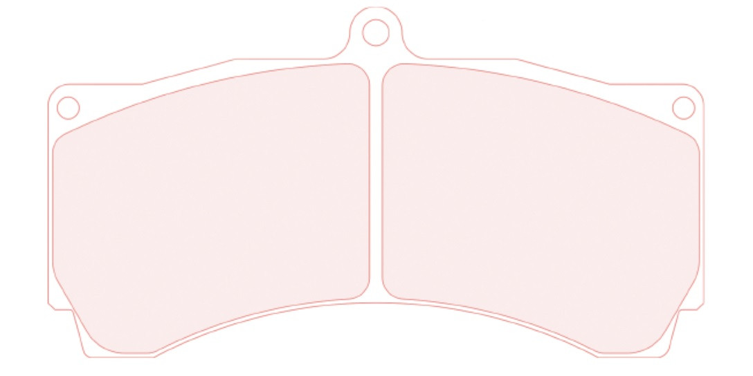 Front brake pad Carbonne Lorraine / 5009W54T25 RC8R - CL-5009W54T25R8R - 5009W54T25 RC8R - 3666618080970