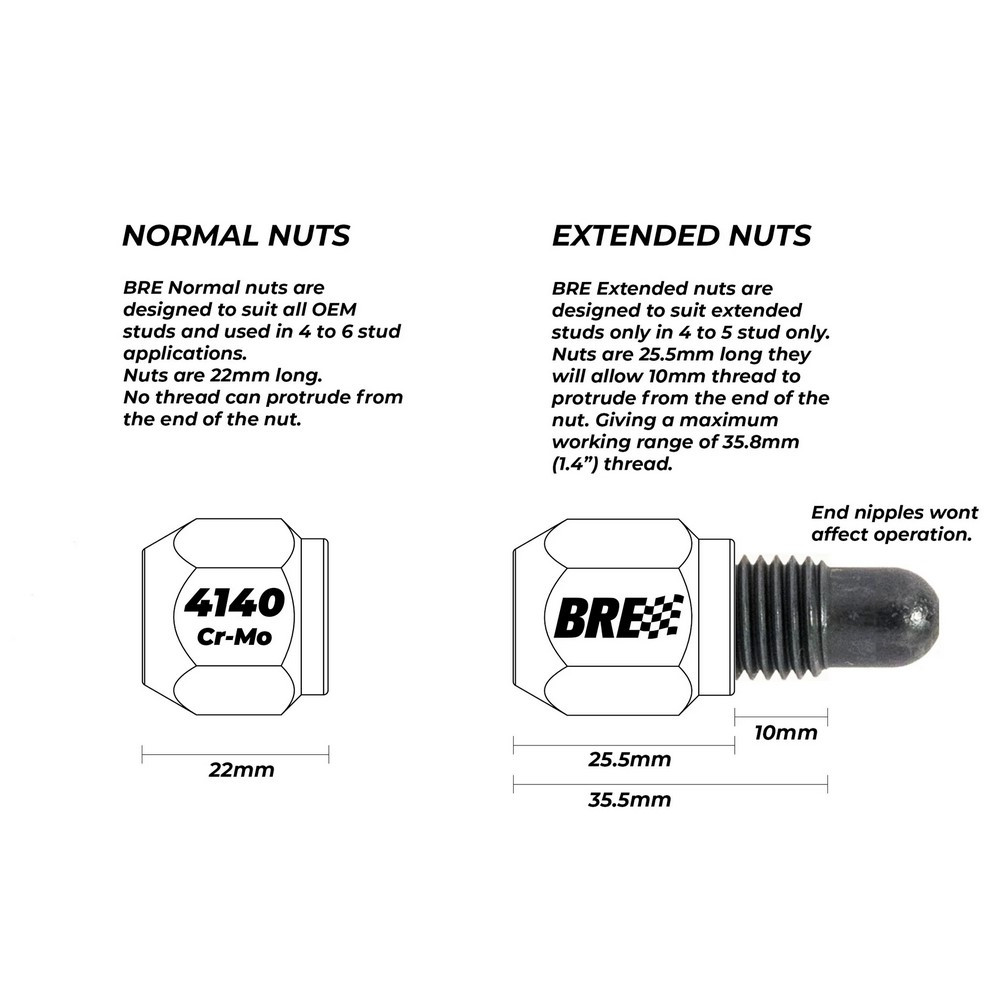 Ecrou de roue SPEEDSOCKET Cuivré (l'unité) - SPS-ECROU.EXT.14X15 - M14X1.5 20 NUTS EXTENDED