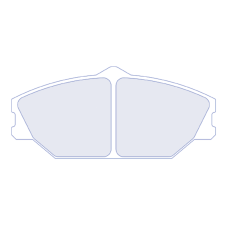 Brake pads CL Brakes Avant (Carbonne Lorraine) 4026- RC8R Clio 2 RS