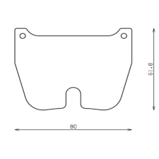 Plaquette de frein ENDLESS Peugeot 306 Maxi / RCP051 N105SP