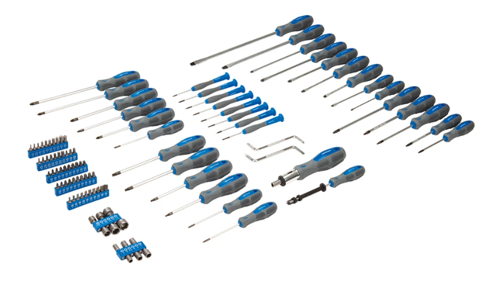 set Schraubendreher und Zubehör Silverine 100 Stk - AS-283983 - 3666618027609