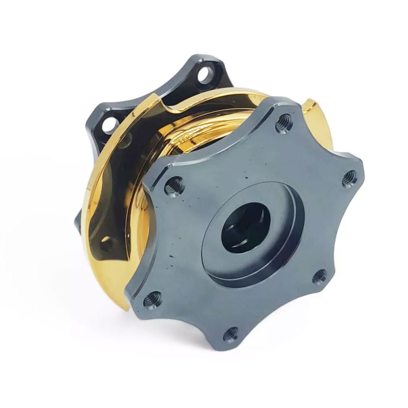 Mozzo di volante quick release OBP grigio/giallo - OBP-QRSW-2 - OBP-QRSW-2 - 3666618517636
