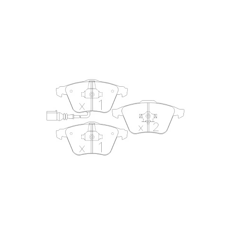 Bremsbelag Vorderrad GT2i Race Seat Marbella - GT-PR0350T - 3666618070995