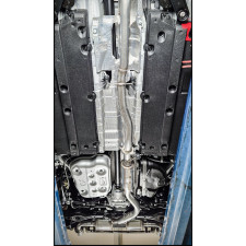 Tube central + adaptateur + silencieux 114 Racing Ceramic Black Inoxcar Toyota Yaris GR 1,6 après 2024
