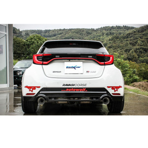 Tube central + adaptateur + silencieux 114 Racing Inoxcar Toyota Yaris GR 1,6 après 2024