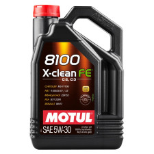 MOTUL 8100 X-CLEAN FE 5W-30 engine oil - 5 litre can