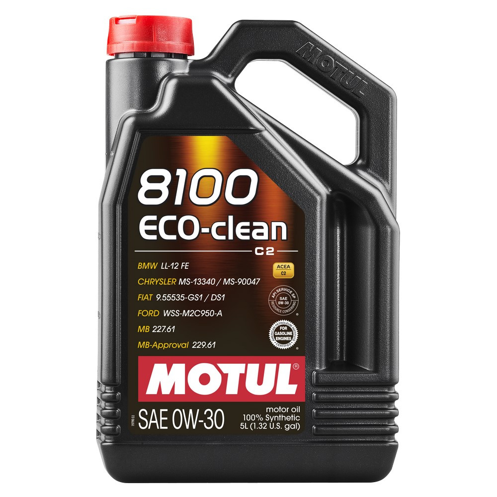 Olio motore MOTUL 8100 ECO-CLEAN 0W30 - Lattina da 5 litri - MOT-81ECLE-0W30-5 - 102889 - 3374650238395