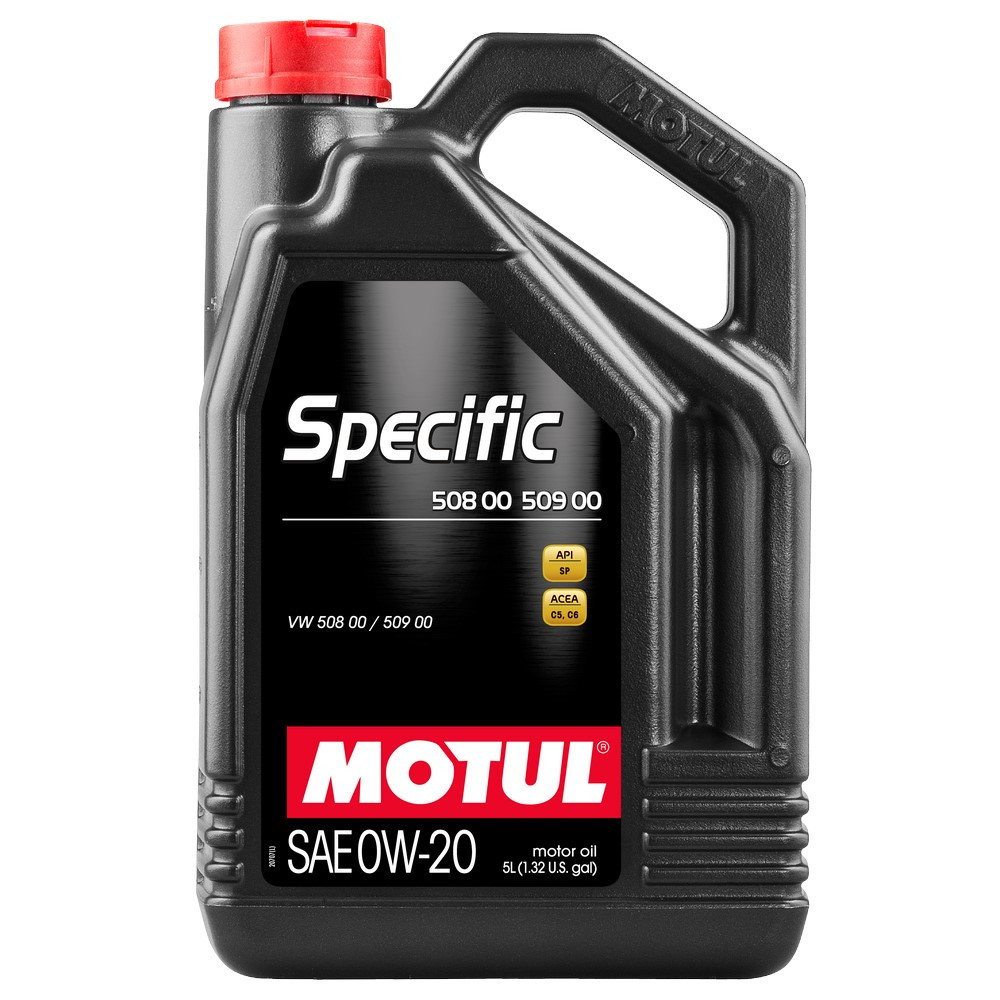 Olio motore MOTUL SPECIFIC 508 00 509 00 0W20 - Lattina da 5 litri - MOT-SPE508-0W20-5 - 107384 - 3374650264240