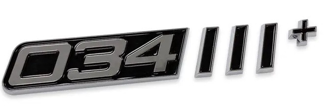 BADGE DYNAMIC+ 034MOTORSPORT - 034-A06-0002 - 034-A06-0002 - 3666618286280