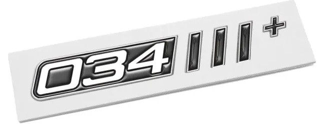BADGE DYNAMIC+ 034MOTORSPORT - 034-A06-0002 - 034-A06-0002 - 3666618286280