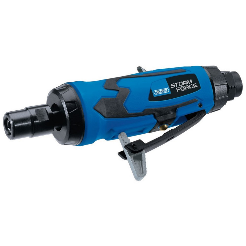 DRAPER 6mm Pneumatic Straight Mini Composite Grinder - DRA-65130 - D65130 - 5010559651306