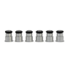 Kit of 6 034 Motorsport injection valve risers (+13.5MM), Diameter 14mm