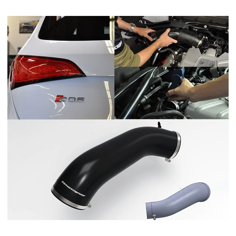 High-Flow 034 Motorsport Silikon-Einlassschlauch für Audi 3.0 TFSI Q5 / SQ5 - 034-112-6017 - 034-112-6017 - 3666618286716