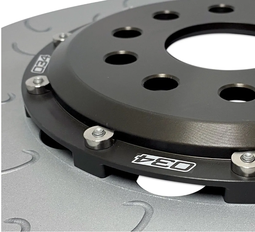kit Verbesserter Satz schwimmender Bremsscheiben vorne für Audi 8V/8V.5 S3 & Volkswagen MK7/7.5 GTI/R - 034-301-1001 - 034-301-1001 - 3666618286655