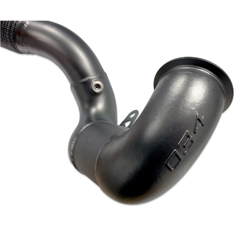 Turbo downpipe with 034 Motorsport sport catalyst for Audi A3/S3 & Golf / GTI /R (8V, MKVII) - 2.0T / 1.8T - 034-105-4041.2RM - 034-105-4041-FWD