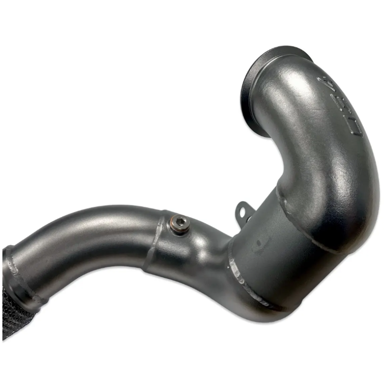 Turbo downpipe with 034 Motorsport sport catalyst for Audi A3/S3 & Golf / GTI /R (8V, MKVII) - 2.0T / 1.8T - 034-105-4041.2RM - 034-105-4041-FWD