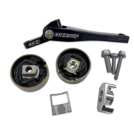 Support sphérique de Dogbone 034motorsport en acier usiné/ Pack performance avec rondelles de Dogbone pour Audi 8V A3/S3 , 8STT/