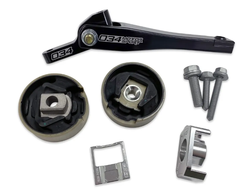 Support sphérique de Dogbone 034motorsport en acier usiné/ Pack performance avec rondelles de Dogbone pour Audi 8V A3/S3 , 8STT/ - 034-509-1041 - 034-509-1041 - 3666618286396