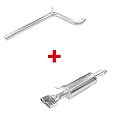 Inoxcar exhaust pack : central pipe + muffler Volkswagen Polo AW (207cv) 2022 on