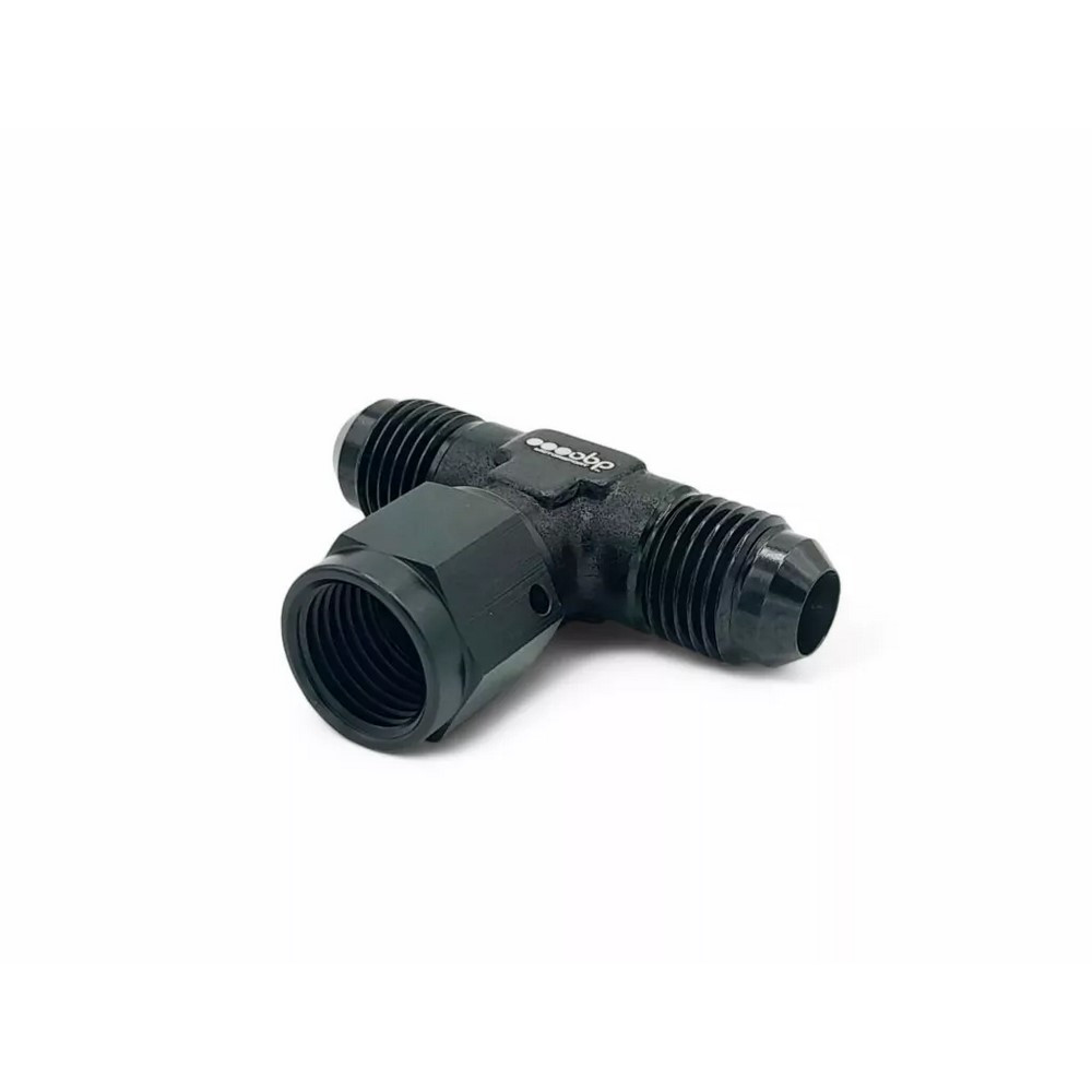T-Adapter JIC 2 männlich konvex 1 weiblich konkav seitlich drehbar OBP schwarz - OBP-TSSW.D6 - OBP-TSSW-6