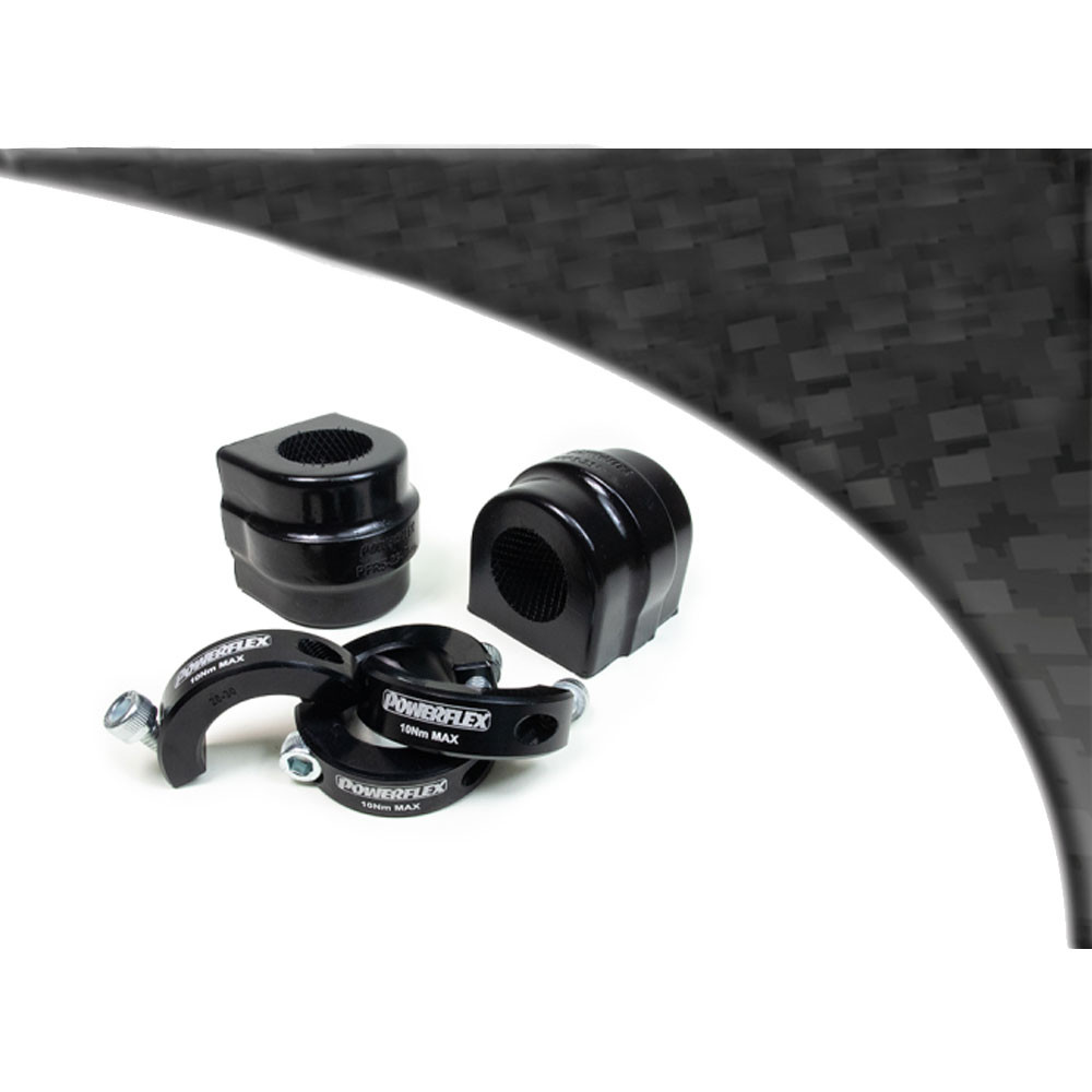 Boccola Powerflex Black barra anti-rollio anteriore 29mm BMW G87 M2 dopo 2023 (2 pezzi) - PF-F5-2303-29-2N - PFF5-2303-29BLK - 5055676565587