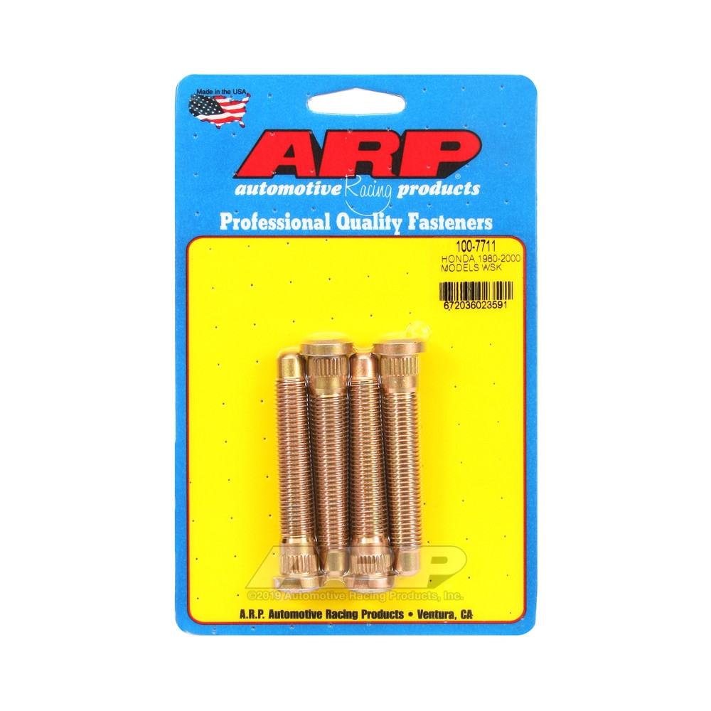 Goujons de roues ARP HONDA Modèle + long (-1996) - (Pack de 4) - ARP-100-7711 - 100-7711 - 3666618167466