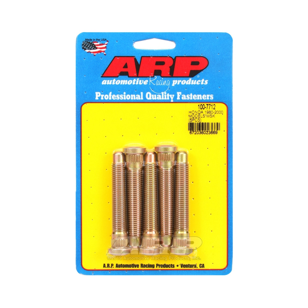 Perni ruota ARP HONDA Modello + lungo (1997 +) - (Confezione da 5) - ARP-100-7712 - 100-7712 - 3666618167473