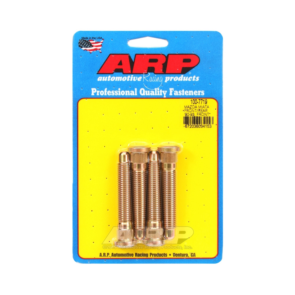 Radbolzen ARP MAZDA Miata, (Vorne und Hinten 1990-93) und (Vorne 1994-05) - (4er Pack) - ARP-100-7719 - 100-7719 - 3666618167534
