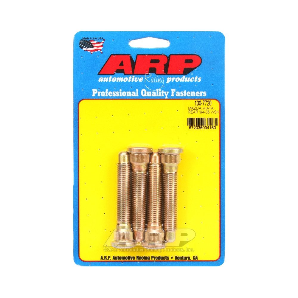 Wheel studs ARP MAZDA Miata - (Rear) (1994-05) - (Pack of 4) - ARP-100-7720 - 100-7720 - 3666618037622