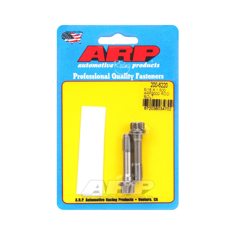 Pack of 2 ARP connecting rod bolts 5/16 x2 - ARP-200-6220 - 200-6220 - 3666618168562